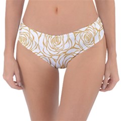 Yellow Peonies Reversible Classic Bikini Bottoms by NouveauDesign