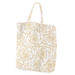 Yellow Peonies Giant Grocery Zipper Tote by NouveauDesign