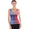 American Flag Patriot Red White Tank Top View1