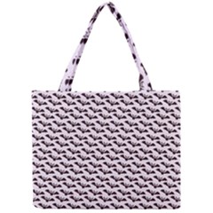 Halloween Lilac Paper Pattern Mini Tote Bag