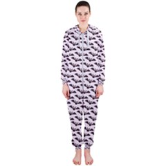 Halloween Lilac Paper Pattern Hooded Jumpsuit (Ladies) 