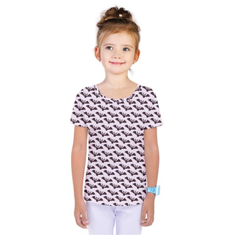 Halloween Lilac Paper Pattern Kids  One Piece Tee by Celenk