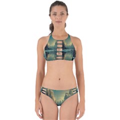 Yosemite Park Landscape Sunrise Perfectly Cut Out Bikini Set