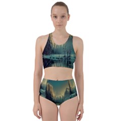 Yosemite Park Landscape Sunrise Racer Back Bikini Set by Celenk