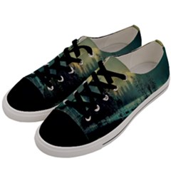 Yosemite Park Landscape Sunrise Men s Low Top Canvas Sneakers