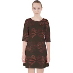 Heart Seamless Background Figure Pocket Dress by Celenk