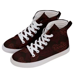 Heart Seamless Background Figure Women s Hi-top Skate Sneakers