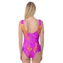 Spring Tropical Floral Palm Bird Princess Tank Leotard  View2