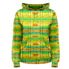 Birds Beach Sun Abstract Pattern Women s Pullover Hoodie by Celenk