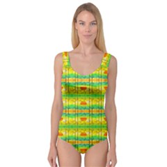 Birds Beach Sun Abstract Pattern Princess Tank Leotard  by Celenk