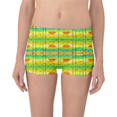 Birds Beach Sun Abstract Pattern Boyleg Bikini Bottoms by Celenk