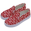 Ornate Christmas Decor Pattern Kids  Canvas Slip Ons View2