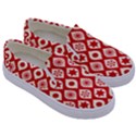 Ornate Christmas Decor Pattern Kids  Canvas Slip Ons View3