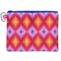 Texture Surface Orange Pink Canvas Cosmetic Bag (xxl)