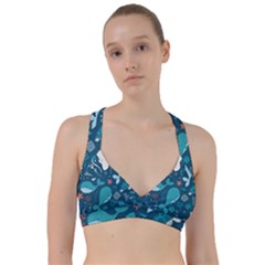 Cool Sea Life Pattern Sweetheart Sports Bra by Bigfootshirtshop