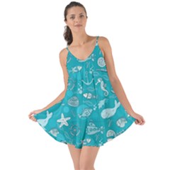 Fun Everyday Sea Life Love The Sun Cover Up