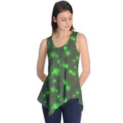 Neon Green Bubble Hearts Sleeveless Tunic by PodArtist