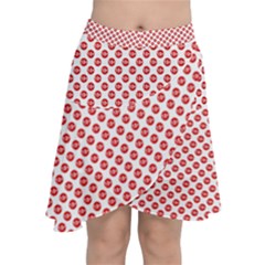 Sexy Red And White Polka Dot Chiffon Wrap