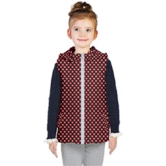 Sexy Red And Black Polka Dot Kid s Puffer Vest by PodArtist