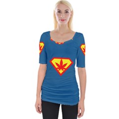 Super Dealer Wide Neckline Tee