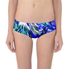 Abstract Background Blue White Classic Bikini Bottoms by Celenk