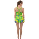 Fabric 3d Geometric Circles Lime Swimsuit View2