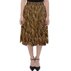 Water Mirror Background Pattern Folding Skater Skirt