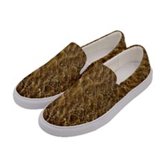 Water Mirror Background Pattern Women s Canvas Slip Ons