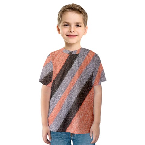 Fabric Textile Texture Surface Kids  Sport Mesh Tee by Celenk