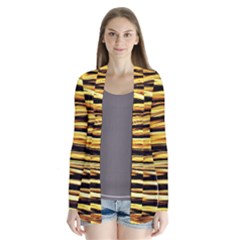 Texture Wood Wood Texture Wooden Drape Collar Cardigan by Celenk