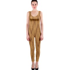 Wood Background Backdrop Plank Onepiece Catsuit by Celenk