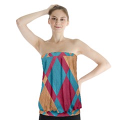 Fabric Textile Cloth Material Strapless Top by Celenk