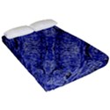 Texture Blue Neon Brick Diagonal Fitted Sheet (California King Size) View2