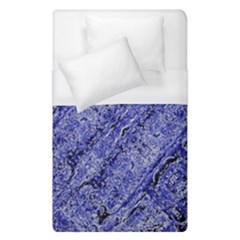 Texture Blue Neon Brick Diagonal Duvet Cover (single Size)