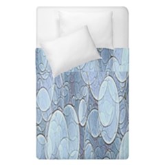 Bubbles Texture Blue Shades Duvet Cover Double Side (single Size)