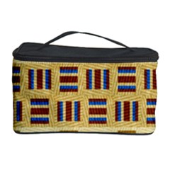 Textile Texture Fabric Material Cosmetic Storage Case by Celenk