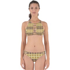 Textile Texture Fabric Material Perfectly Cut Out Bikini Set