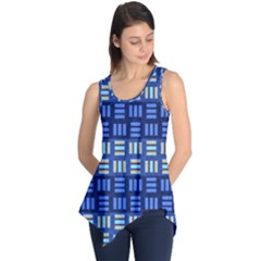 Textiles Texture Structure Grid Sleeveless Tunic by Celenk