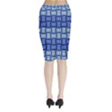 Textiles Texture Structure Grid Midi Wrap Pencil Skirt View2