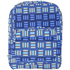 Textiles Texture Structure Grid Full Print Backpack