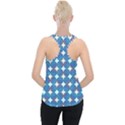 Geometric Dots Pattern Rainbow Piece Up Tank Top View2