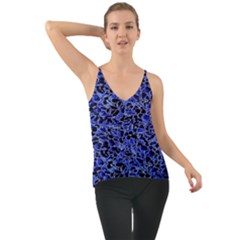 Texture Structure Electric Blue Cami