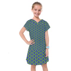 Texture Background Pattern Kids  Drop Waist Dress