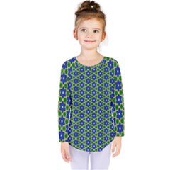 Texture Background Pattern Kids  Long Sleeve Tee