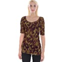 Camouflage Tarn Forest Texture Wide Neckline Tee View1