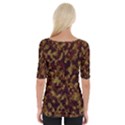 Camouflage Tarn Forest Texture Wide Neckline Tee View2