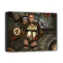 Steampunk, Steampunk Women With Clocks And Gears Deluxe Canvas 16  x 12   View1