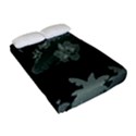 Surfboard With Dolphin, Flowers, Palm And Turtle Fitted Sheet (Full/ Double Size) View2