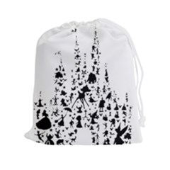 Happiest Castle On Earth Drawstring Pouches (xxl)