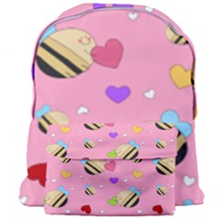 Bee Mine Valentine Giant Full Print Backpack